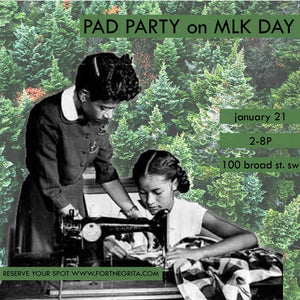 pad party on mlk day (jan 21)