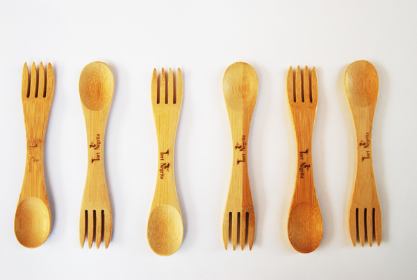 2-Sided Bamboo Spork